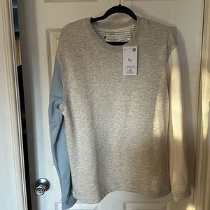 Denim and Flower Men’s Crew Neck. Sweater